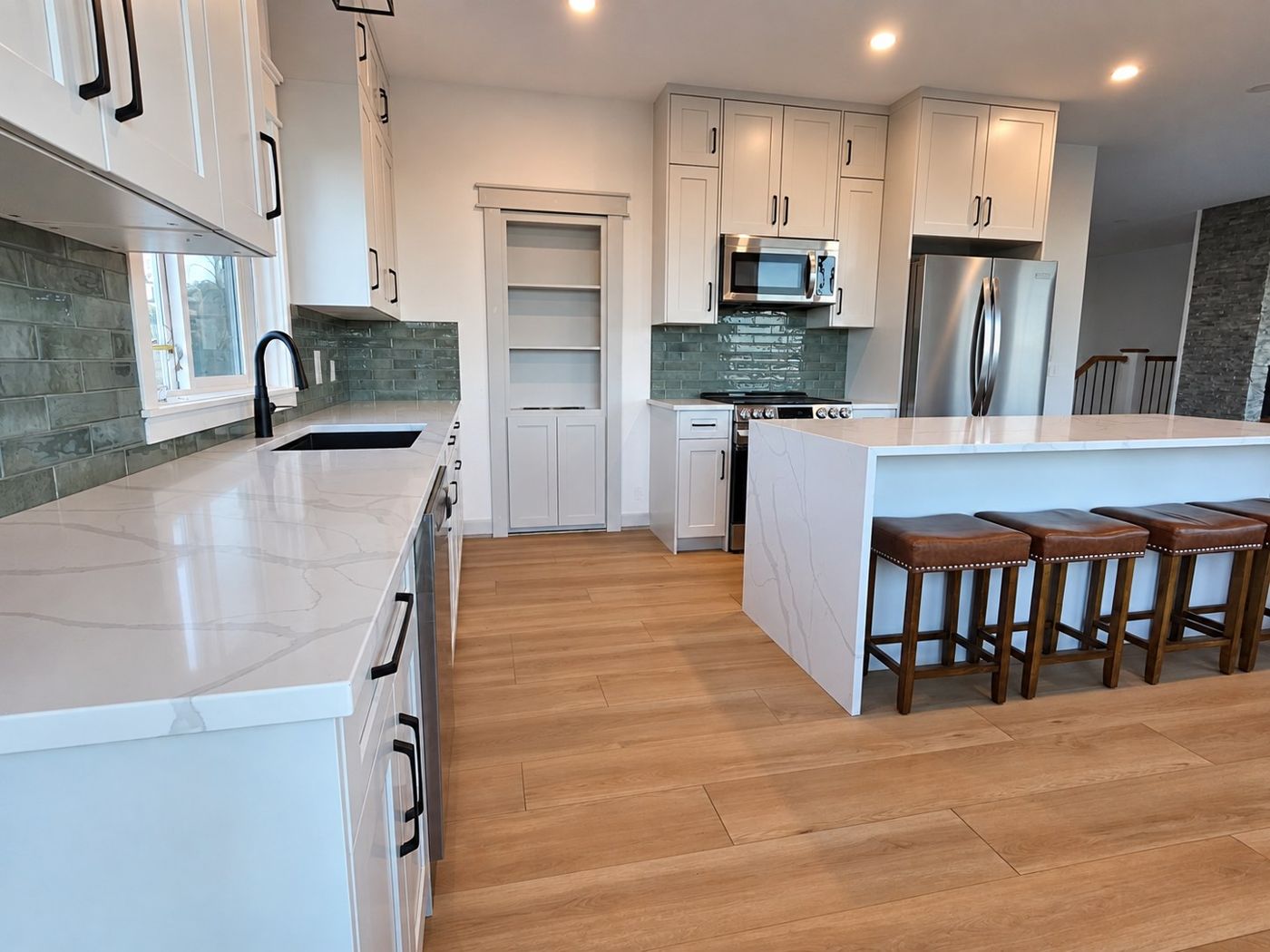 Finished kitchen